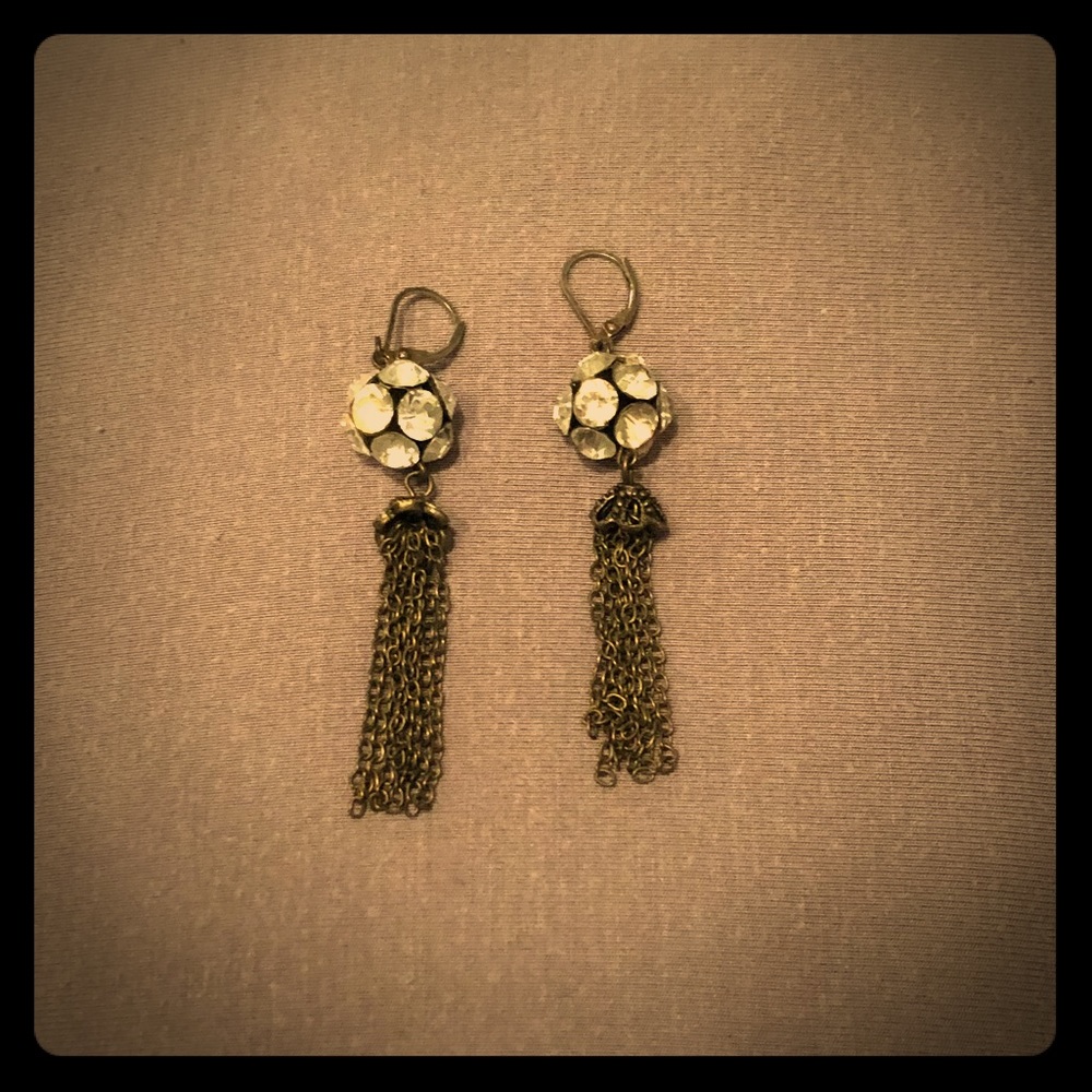 Mirror ball earrings
